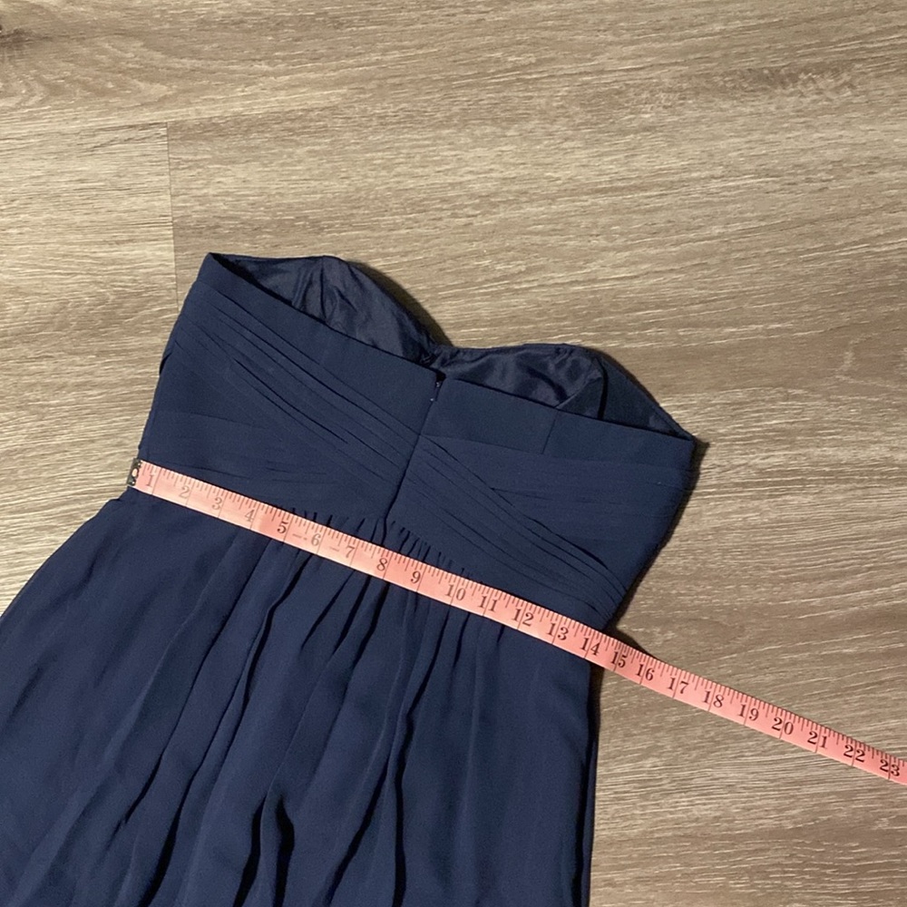David’s Bridal Blue Formal Dress - Picture 5 of 7